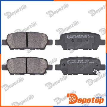 Plaquettes de frein arrière pour NISSAN | A.B.S. 37321